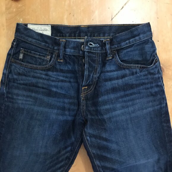 Abercrombie & Fitch Men’s Jeans – Size 31x30 – Dark Wash – Button Fly, Y2K - Picture 4 of 7